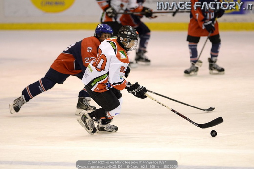 2014-11-22 Hockey Milano Rossoblu U14-Valpellice 0827